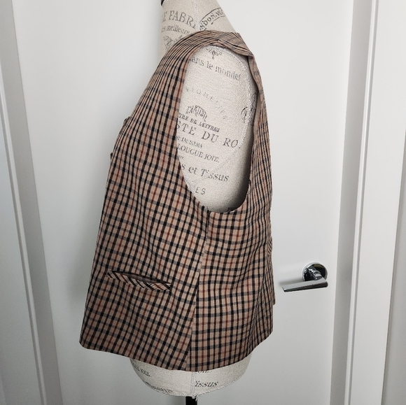 Checkered suit vest - Picture 3 of 11